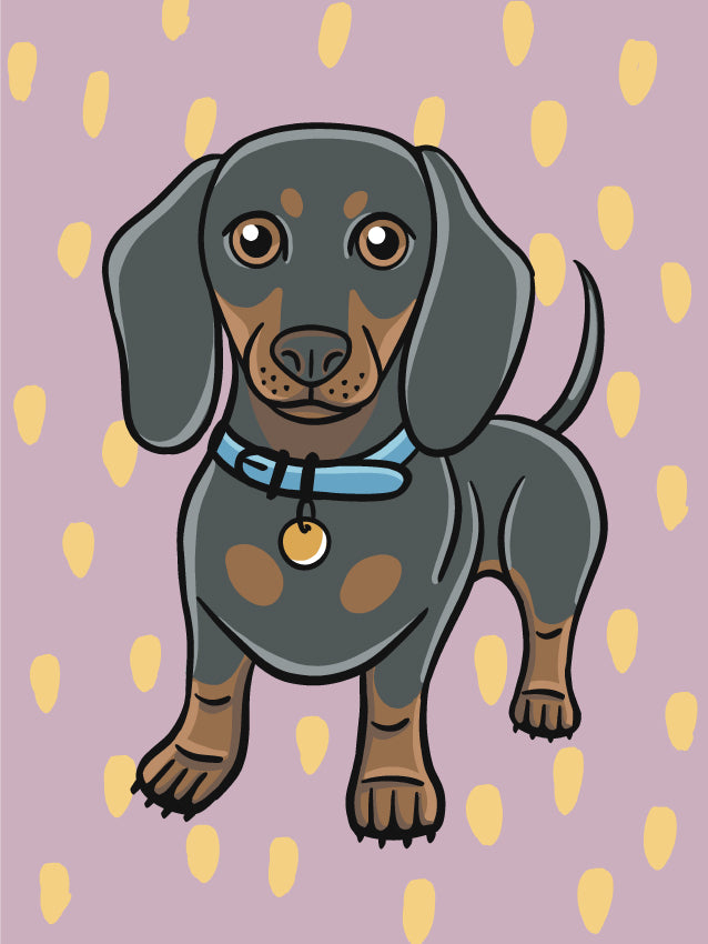 Dachshund - Canvas Board Workshop