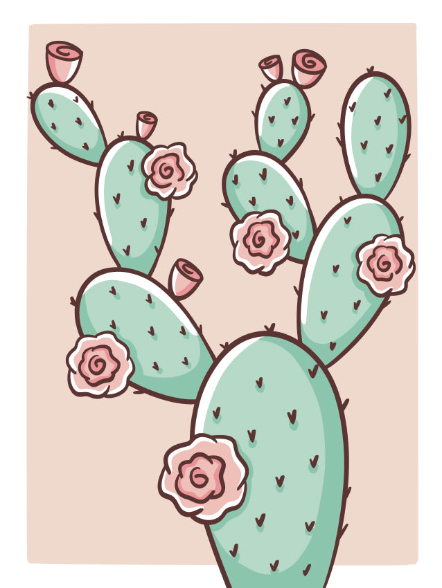 Cactus - Canvas Board Workshop