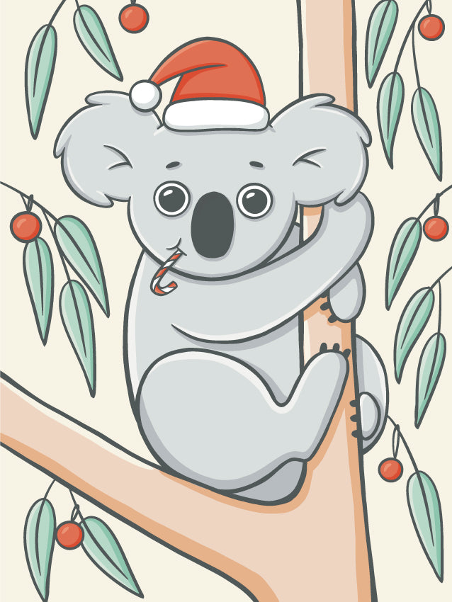Christmas Koala - Canvas Board Workshop