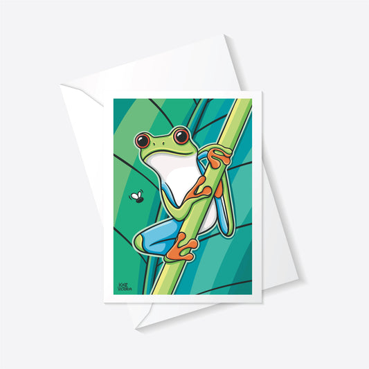 Frog Greeting Card