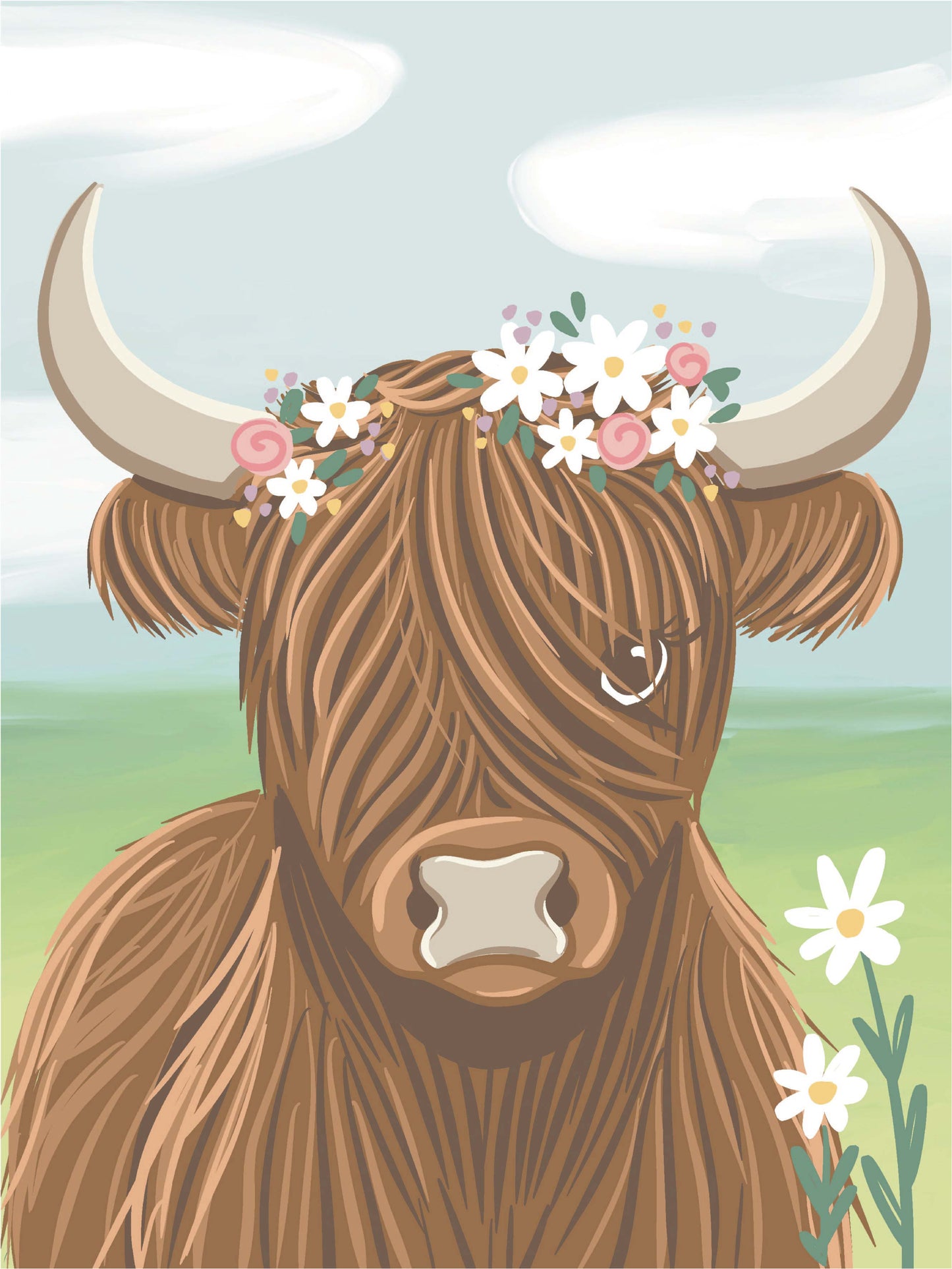 Highland Cow - Canvas Board Workshop