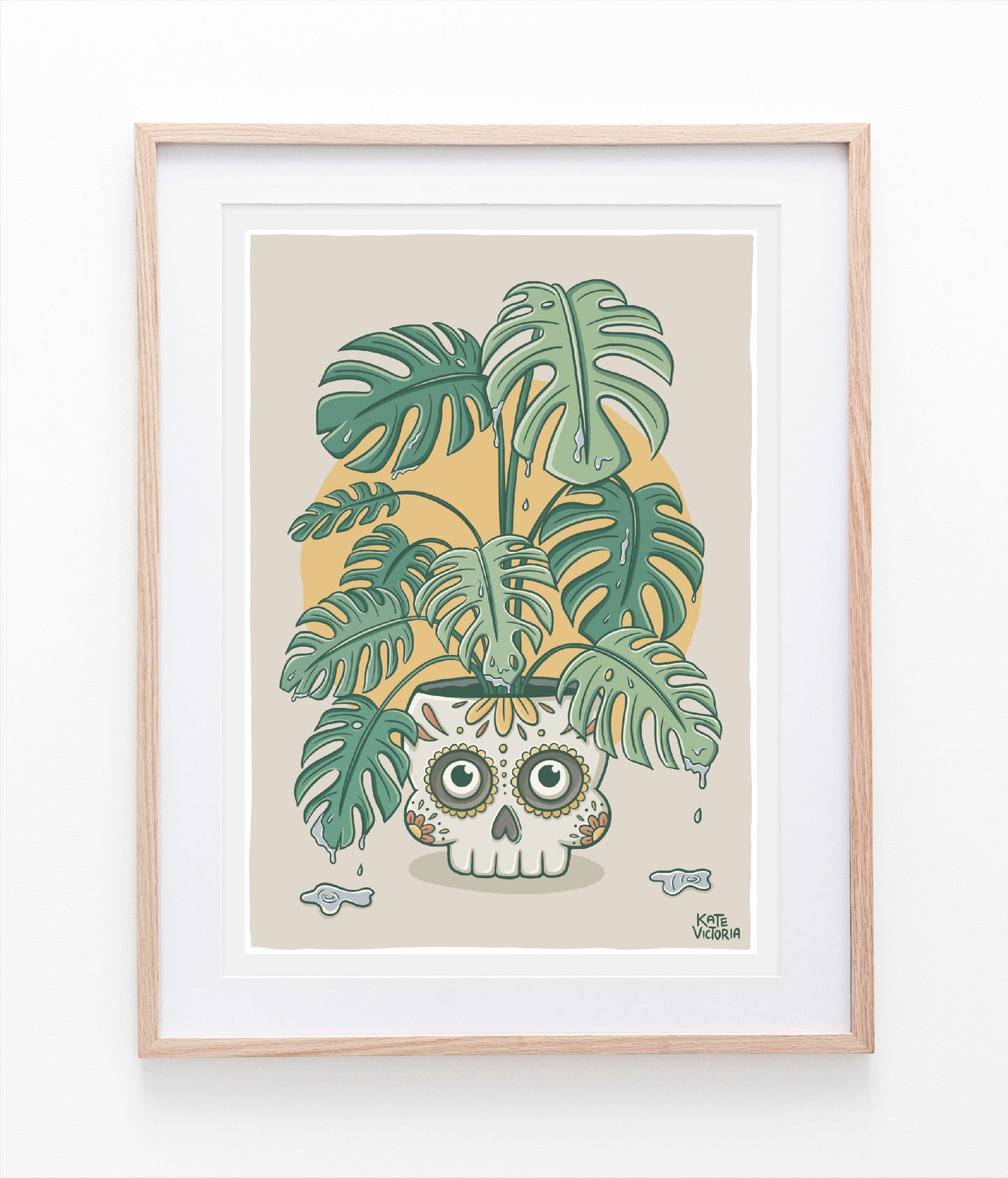 Monstera Skull