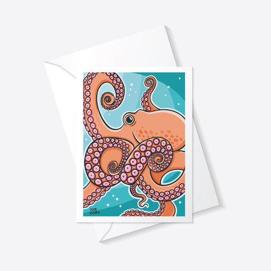 Octopus Greeting Card