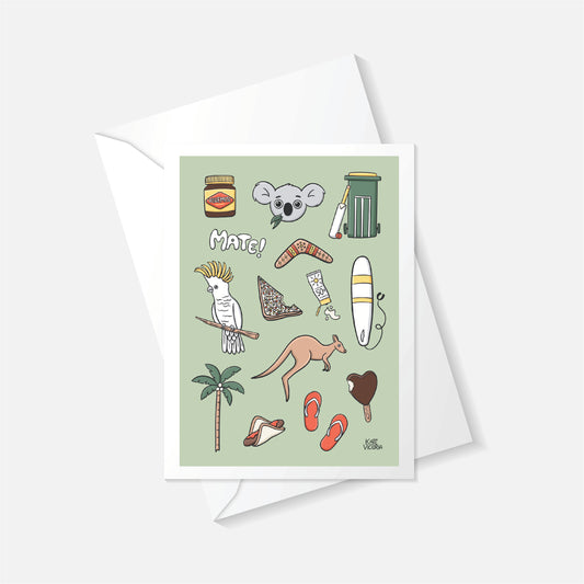 Only In Australia Greeting Card