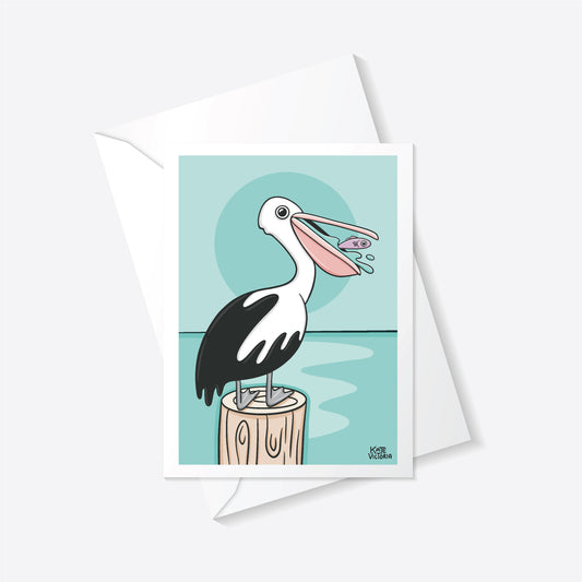 Pelican Greeting Card