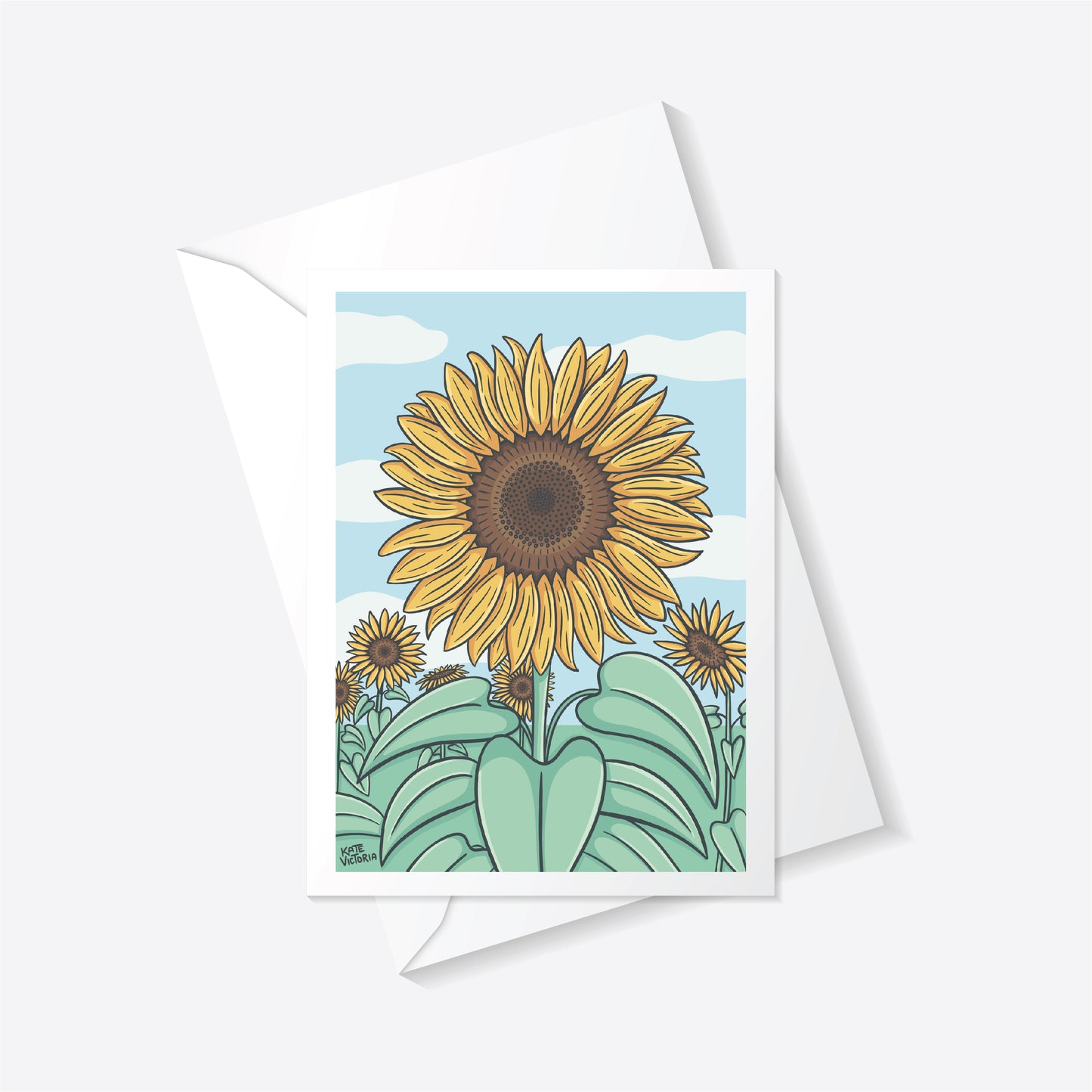 Sunflower Greeting Card