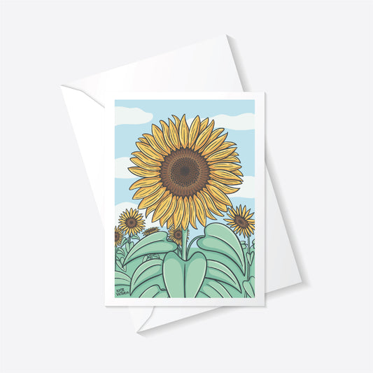 Sunflower Greeting Card