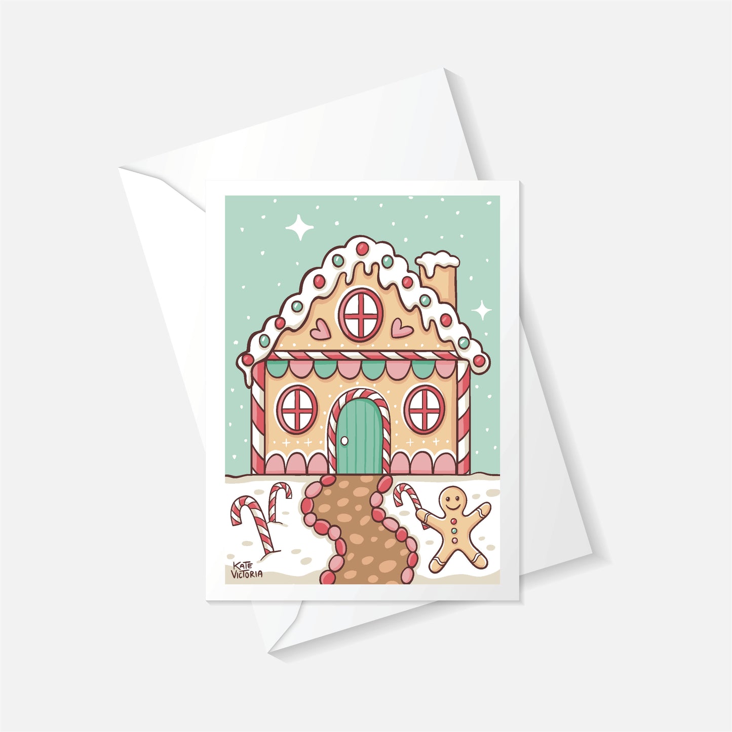 Gingerbread House Greeting Card