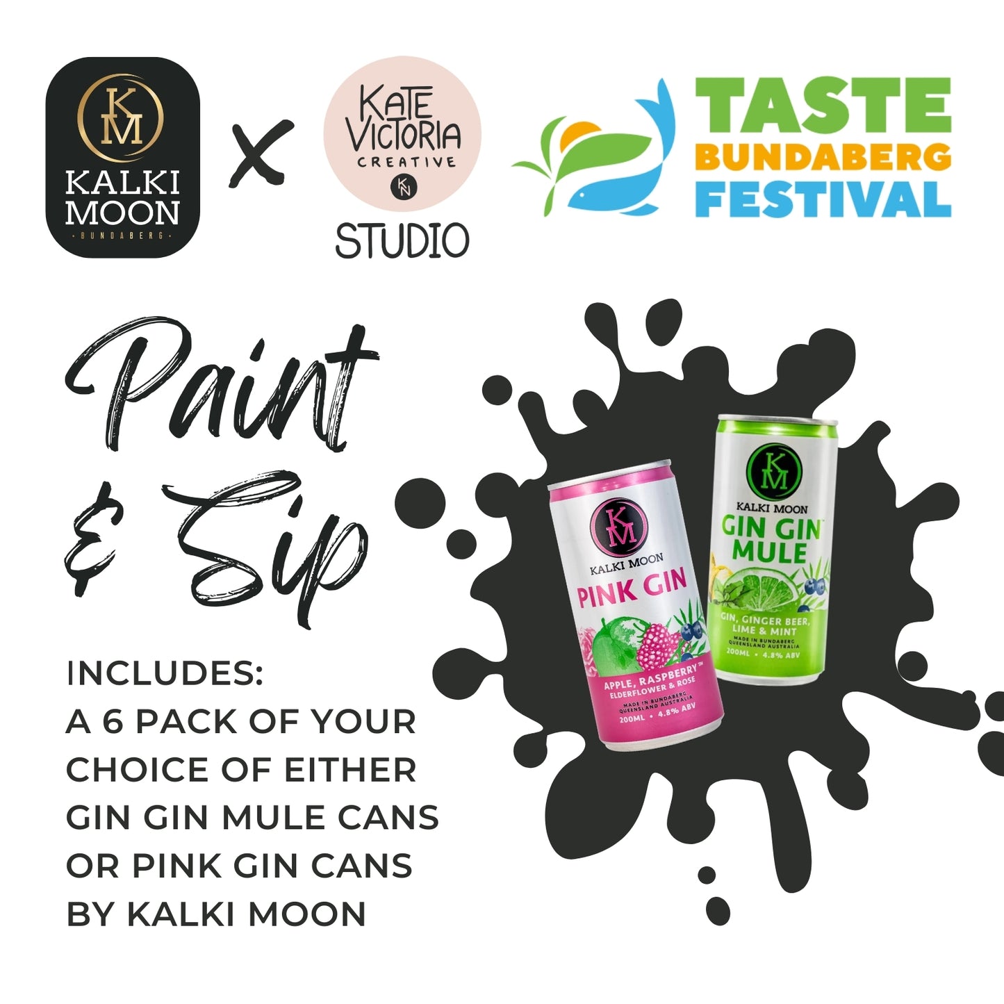 TASTE FESTIVAL - Kalki Moon Collab -  Cocktail Canvas Workshop