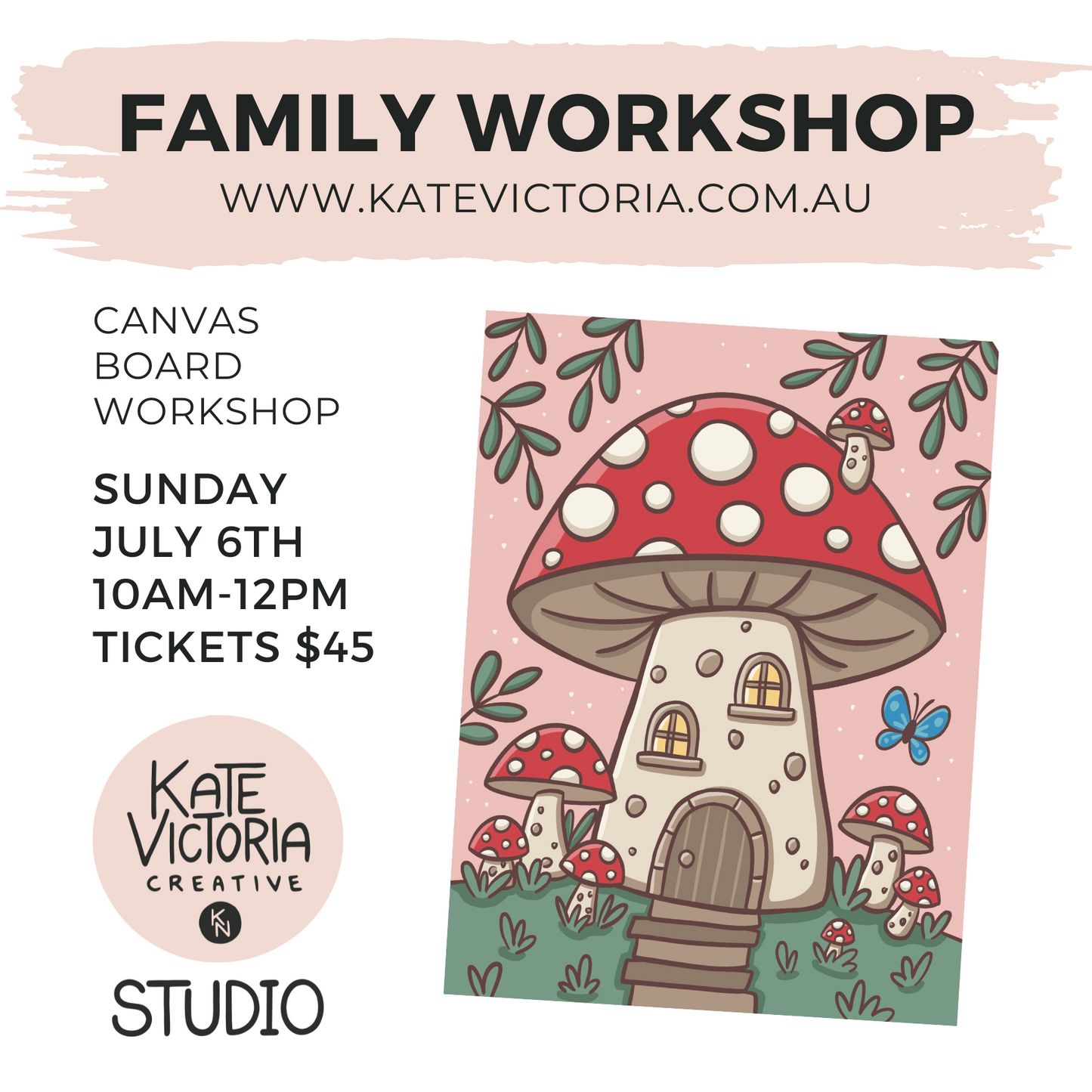 FAMILY WORKSHOP - Mushroom House