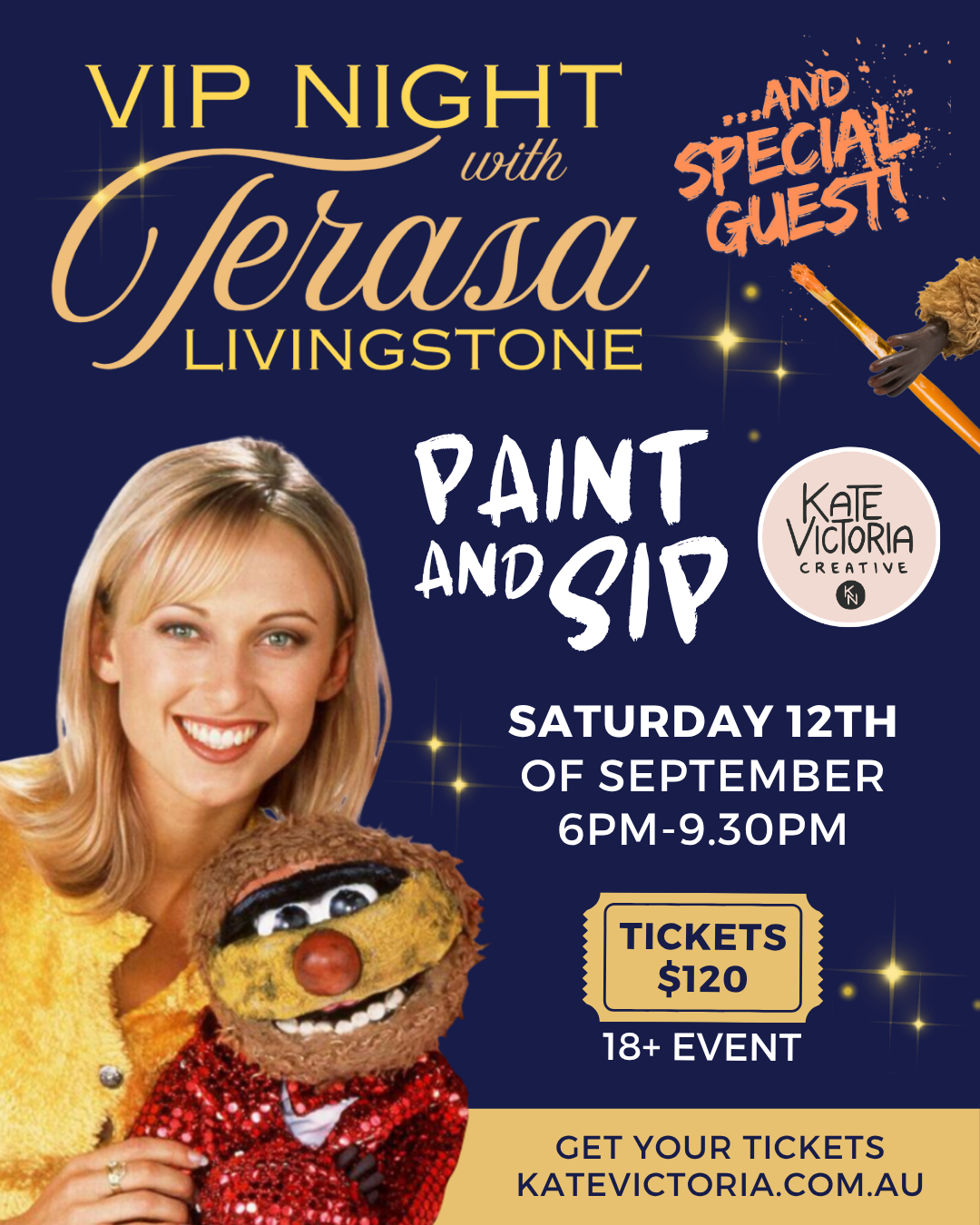 VIP NIGHT with TERASA LIVINGSTONE-Paint & Sip