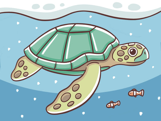 Turtle - Canvas Board Workshop