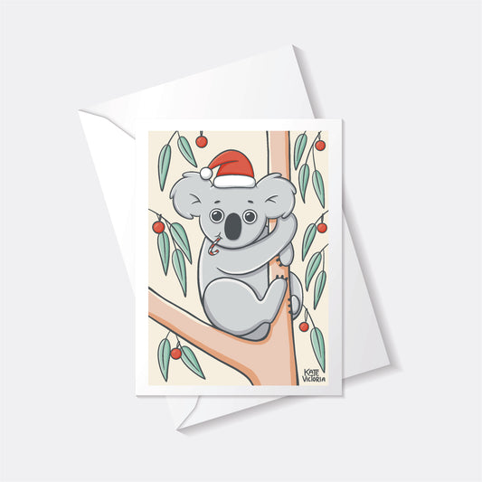Christmas Koala No.2 Greeting Card